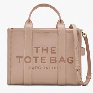NWT The Tote Bag Marc Jacobs Rose Pink Leather Medium